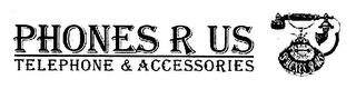 PHONES R US TELEPHONE & ACCESSORIES logo