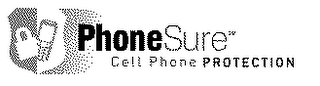PHONESURE CELL PHONE PROTECTION logo