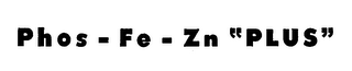PHOS-FE-ZN "PLUS" logo