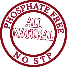 PHOSPHATE FREE ALL NATURAL NO STP logo