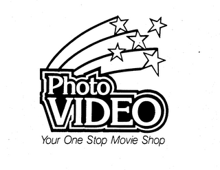PHOTO VIDEO YOUR ONE STOP MOVIE SHOP logo