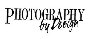 PHOTOGRAPHY BY DESIGN logo