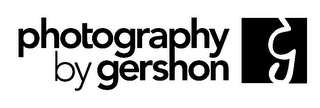 PHOTOGRAPHY BY GERSHON G logo
