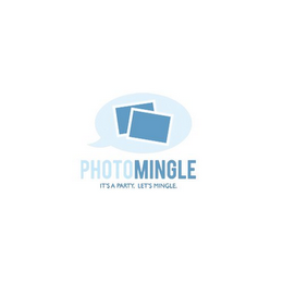 PHOTOMINGLE IT'S A PARTY, LET'S MINGLE. logo