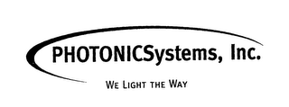 PHOTONICSYSTEMS, INC. WE LIGHT THE WAY logo