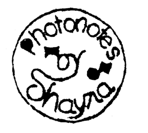 PHOTONOTES BY SHAYNA logo