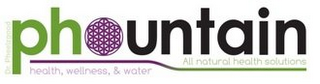 PHOUNTAIN ALL NATURAL HEALTH SOLUTIONS HEALTH, WELLNESS, & WATER logo