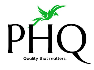 PHQ QUALITY THAT MATTERS. logo
