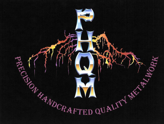 PHQM PRECISION HANDCRAFTED QUALITY METALWORK logo