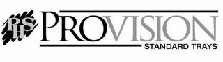 PHS PROVISION STANDARD TRAYS logo