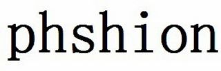 PHSHION logo