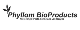 PHYLLOM BIOPRODUCTS PROTECTING FORESTS,FARMS AND LANDSCAPES logo