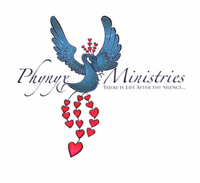 PHYNYX MINISTRIES THERE IS LIFE AFTER THE SILENCE... logo