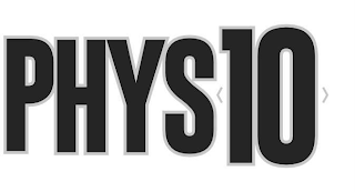 PHYS10 logo
