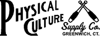PHYSICAL CULTURE SUPPLY CO. GREENWICH, CT. logo