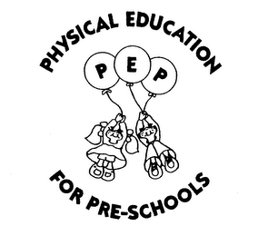 PHYSICAL EDUCATION FOR PRE-SCHOOLS PEP logo