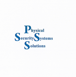 PHYSICAL SECURITY SYSTEMS SOLUTIONS logo