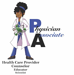 PHYSICIAN ASSOCIATE HEALTH CARE PROVIDER COUNSELOR EDUCATOR SCIENTIST logo
