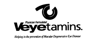 PHYSICIAN FORMULATED VEYETAMINS HELPINGIN THE PREVENTION OF MACULAR DEGENERATIVE EYE DISEASE logo