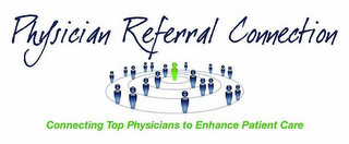 PHYSICIAN REFERRAL CONNECTION CONNECTING TOP PHYSICIANS TO ENHANCE PATIENT CARE logo