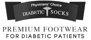 PHYSICIANS' CHOICE DIABETIC SOCKS PREMIUM FOOTWEAR FOR DIABETIC PATIENTS logo