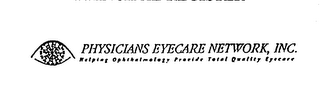 PHYSICIANS EYECARE NETWORK, INC. HELPING OPHTHALMOLOGY PROVIDE TOTAL QUALITY EYECARE logo