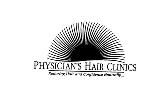 PHYSICIAN'S HAIR CLINICS RESTORING HAIR AND CONFIDENCE NATURALLY... logo
