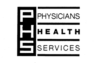 PHYSICIANS HEALTH SERVICES PHS logo