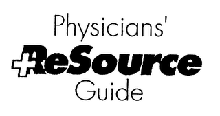 PHYSICIANS' + RESOURCE GUIDE logo