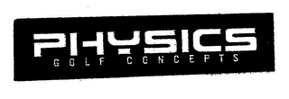 PHYSICS GOLF CONCEPTS logo