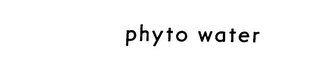 PHYTO WATER logo