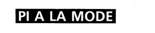 PI A LA MODE logo