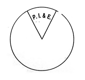 P.I. & E. logo