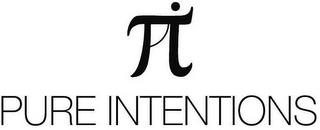 PI PURE INTENTIONS logo