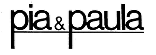 PIA & PAULA logo