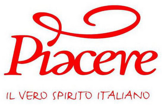 PIACERE IL VERO SPIRITO ITALIANO logo