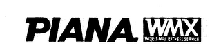 PIANA WMX WORLD MAIL EXPRESS SERVICE logo