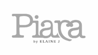 PIARA BY ELAINE J logo