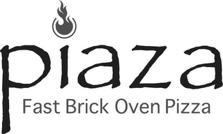 PIAZA FAST BRICK OVEN PIZZA logo