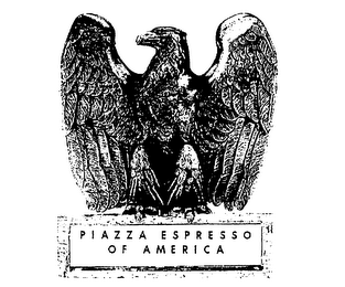 PIAZZA ESPRESSO OF AMERICA logo
