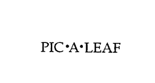 PIC-A-LEAF logo