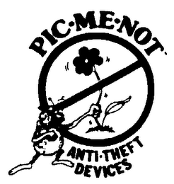 PIC-ME-NOT ANTI-THEFT DEVICES logo
