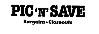 PIC 'N' SAVE BARGAINS.CLOSEOUTS logo