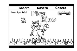 PICA RICO CASERA CASERA CASERA LA SABROZA HOME STYLE SALSA! VK logo