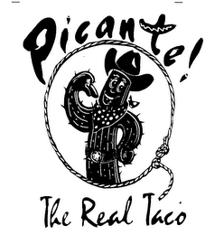 PICANTE! THE REAL TACO logo