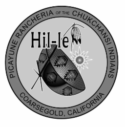 PICAYUNE RANCHERIA OF THE CHUKCHANSI INDIANS COARSEGOLD, CALIFORNIA HIL-LE logo