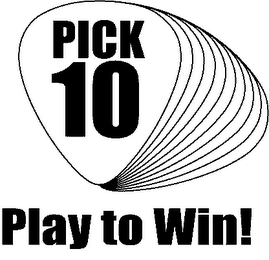PICK 10 PLAY TO WIN logo