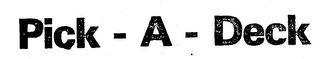 PICK-A-DECK logo
