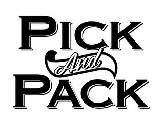 PICK AND PACK logo