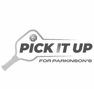 PICK IT UP FOR PARKINSON'S logo